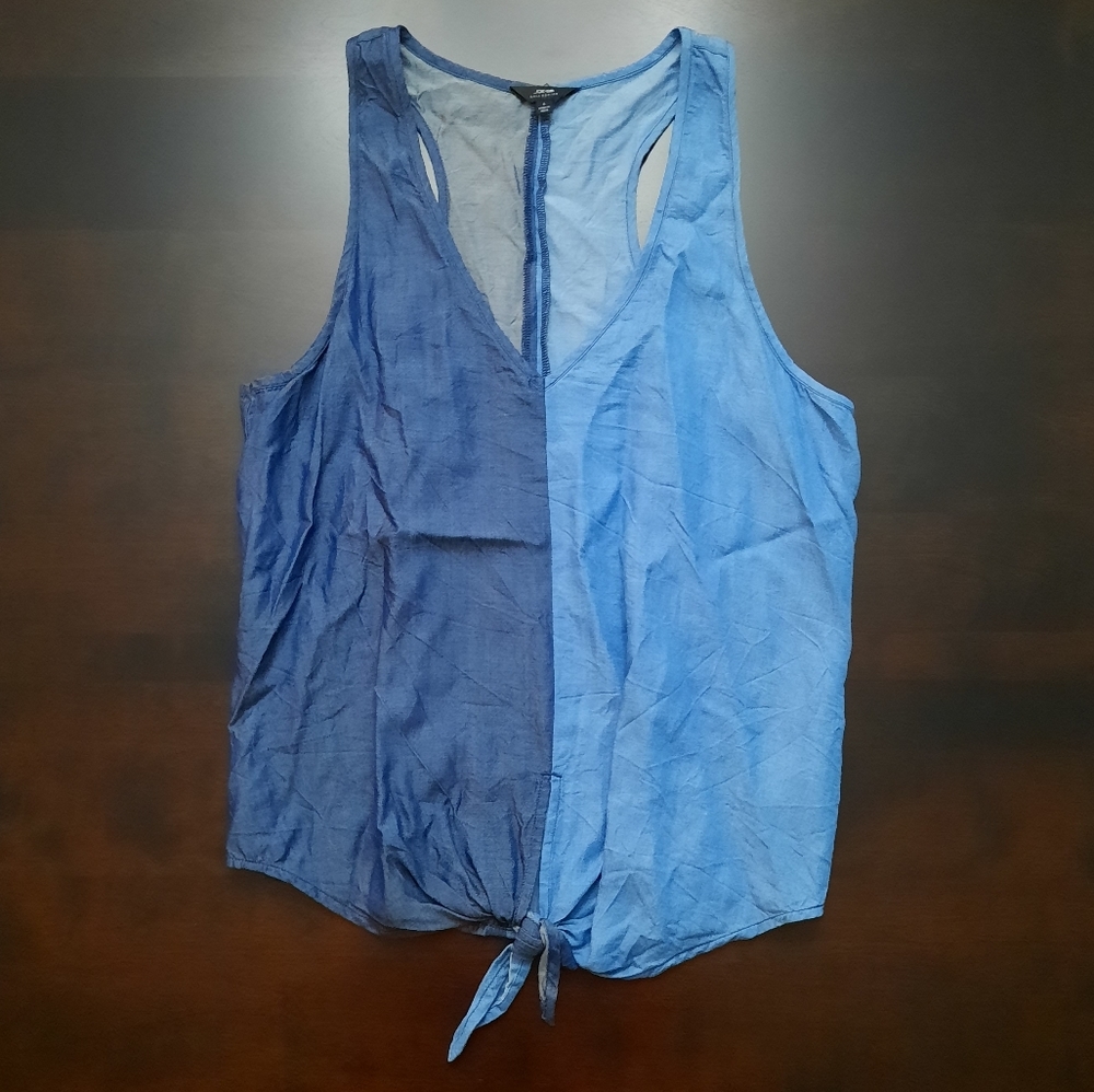 Joe's Jeans Rita Chambray Sleeveless Blouse - Picture 2 of 6